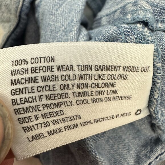 Art Class Denim Jacket For Kids Large 10/12 Distressed Button-Up Design - Picture 6 of 6